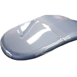 Toeboard cover for A-dec 311A dental chair with sewn upholstery